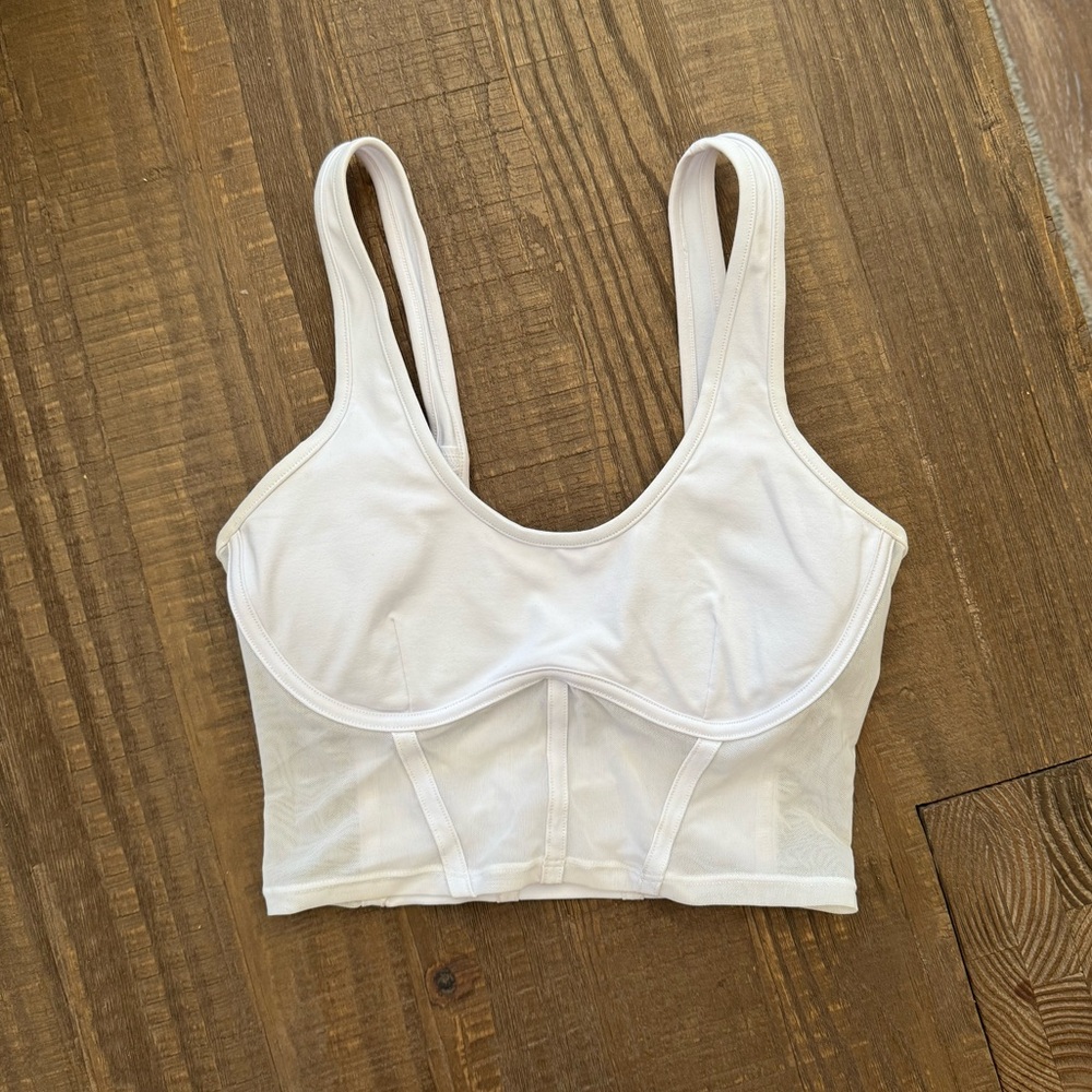 Alo Mesh Crop Top